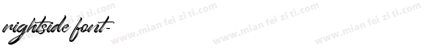 rightside font字体转换